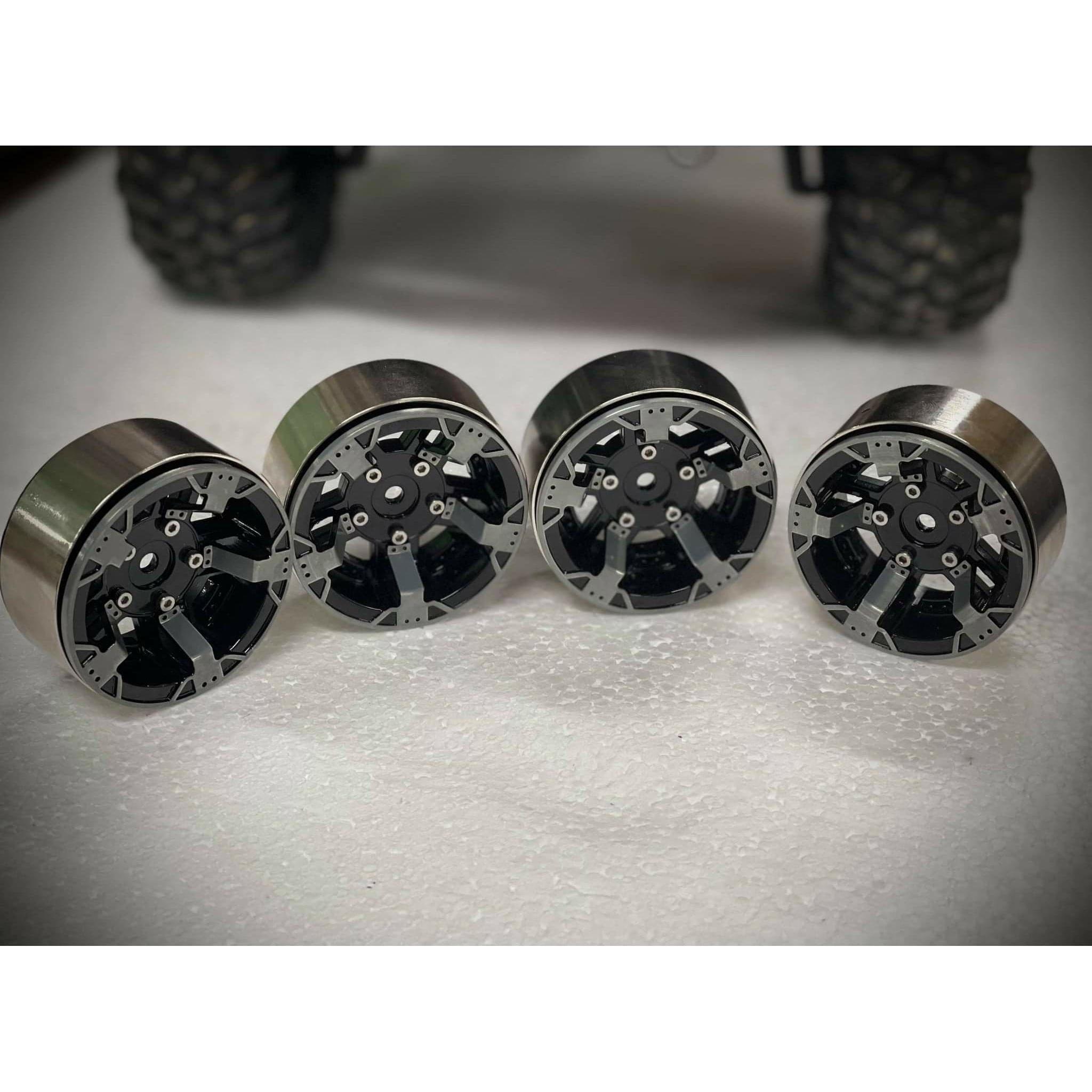 EXO 4X4 1.9 5 Spoke Alloy Crawler Wheels (4)