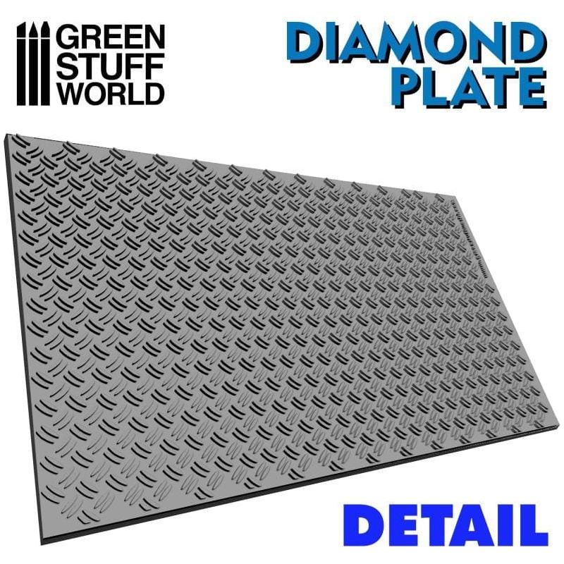 GREEN STUFF WORLD Rolling Pin Diamond Plate