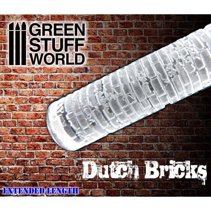 GREEN STUFF WORLD Rolling Pin Dutch Bricks