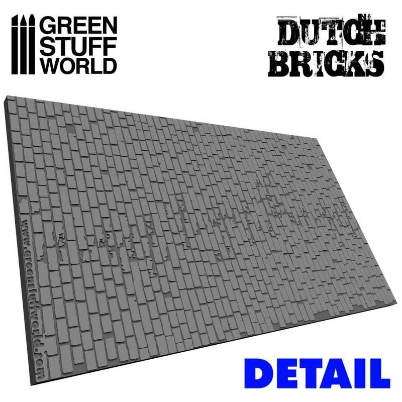 GREEN STUFF WORLD Rolling Pin Dutch Bricks