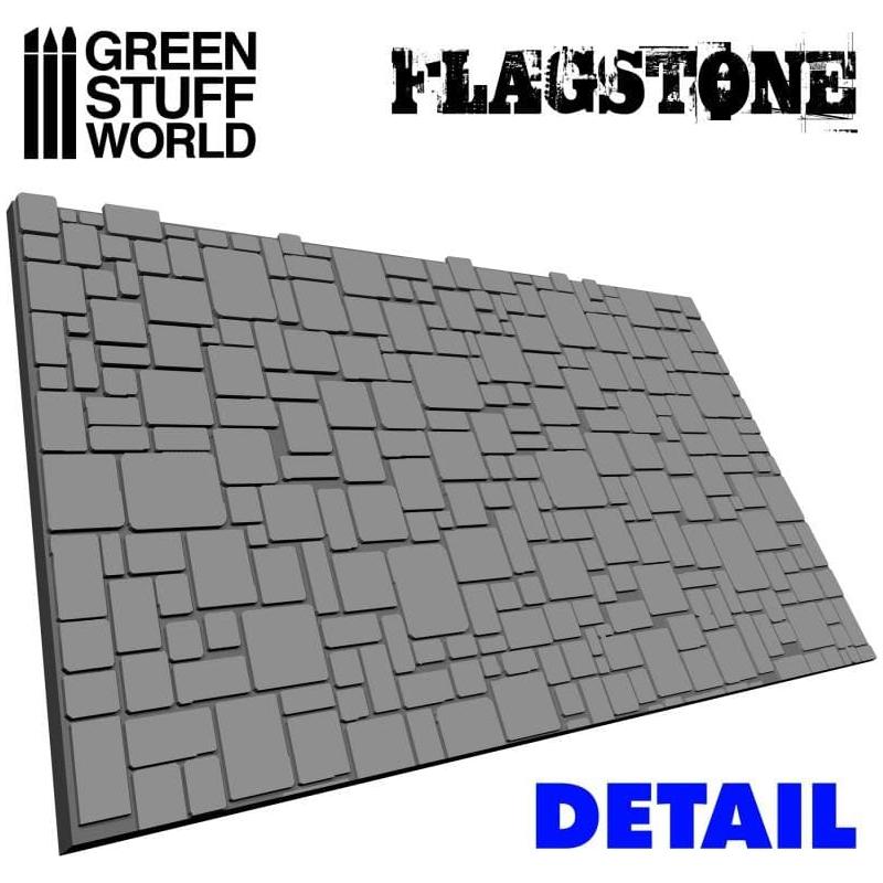 GREEN STUFF WORLD Rolling Pin Flagstone