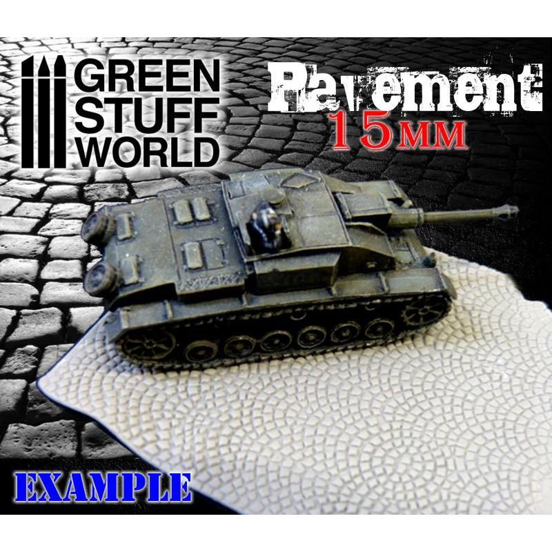 GREEN STUFF WORLD Pavement 15mm Rolling Pin