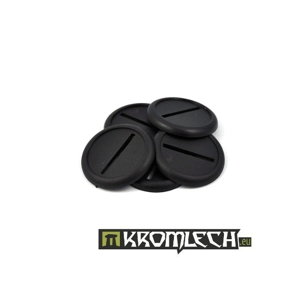 KROMLECH Round 40mm Slotted Bases with Lip (5)