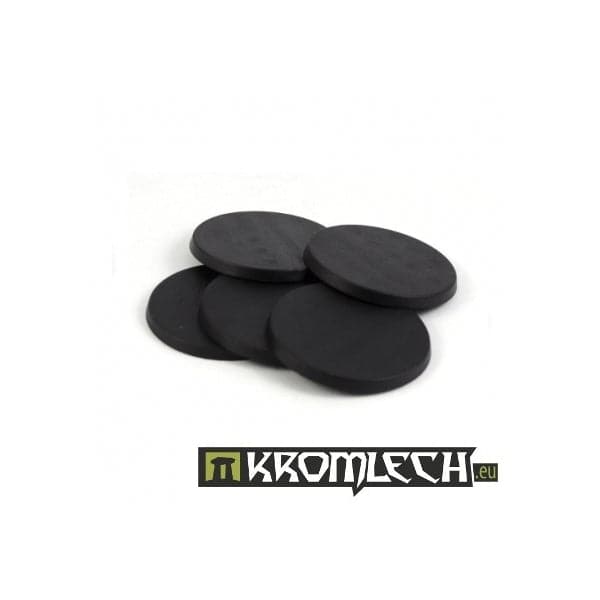 KROMLECH Round 40mm Flat Bases (5)