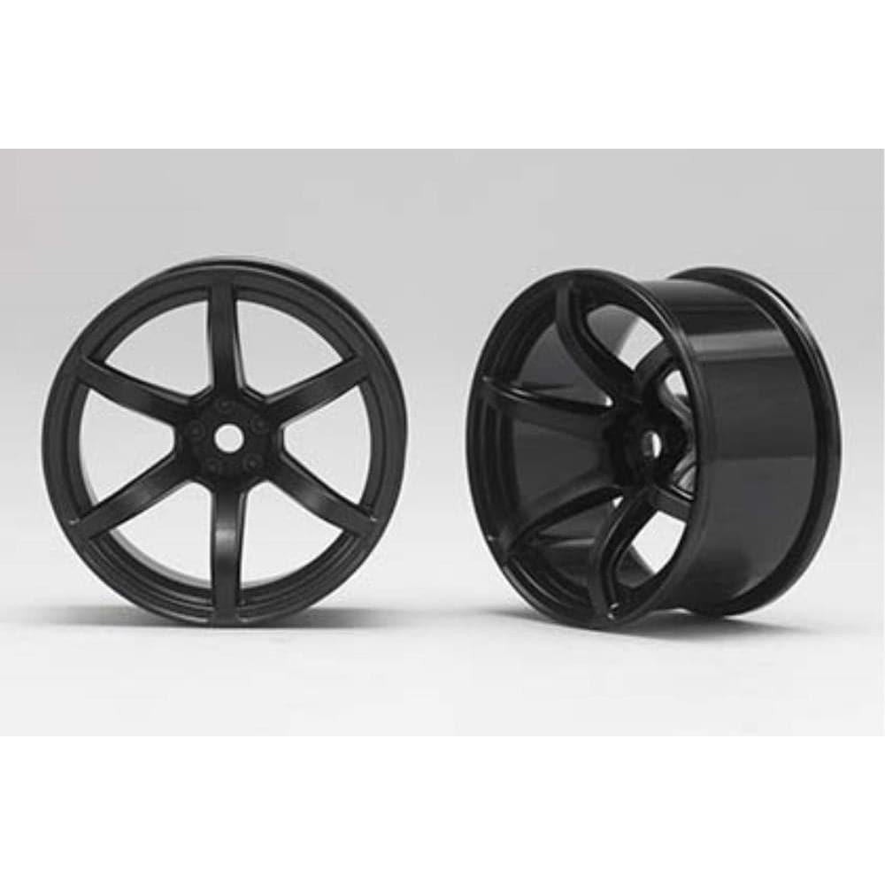 YOKOMO 1/10 Racing Performer Drift Wheel 6 Spoke Offset 8mm Black