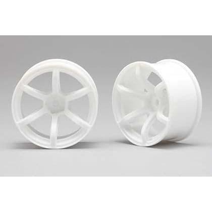 YOKOMO 1/10 Racing Performer Drift Wheel 6 Spoke Offset 8mm White