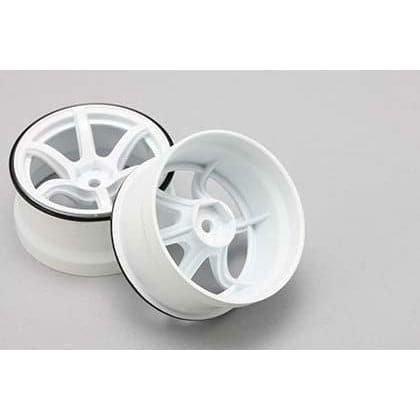 YOKOMO 1/10 Racing Performer Drift High Traction Wheel (Offset 6mm/White)