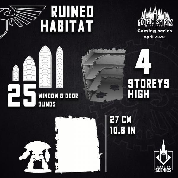 TABLETOP SCENICS Ruined Habitat