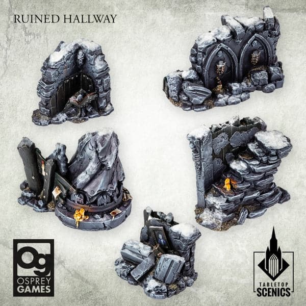 TABLETOP SCENICS Ruined Hallway