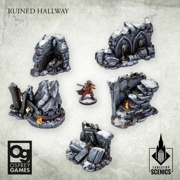 TABLETOP SCENICS Ruined Hallway