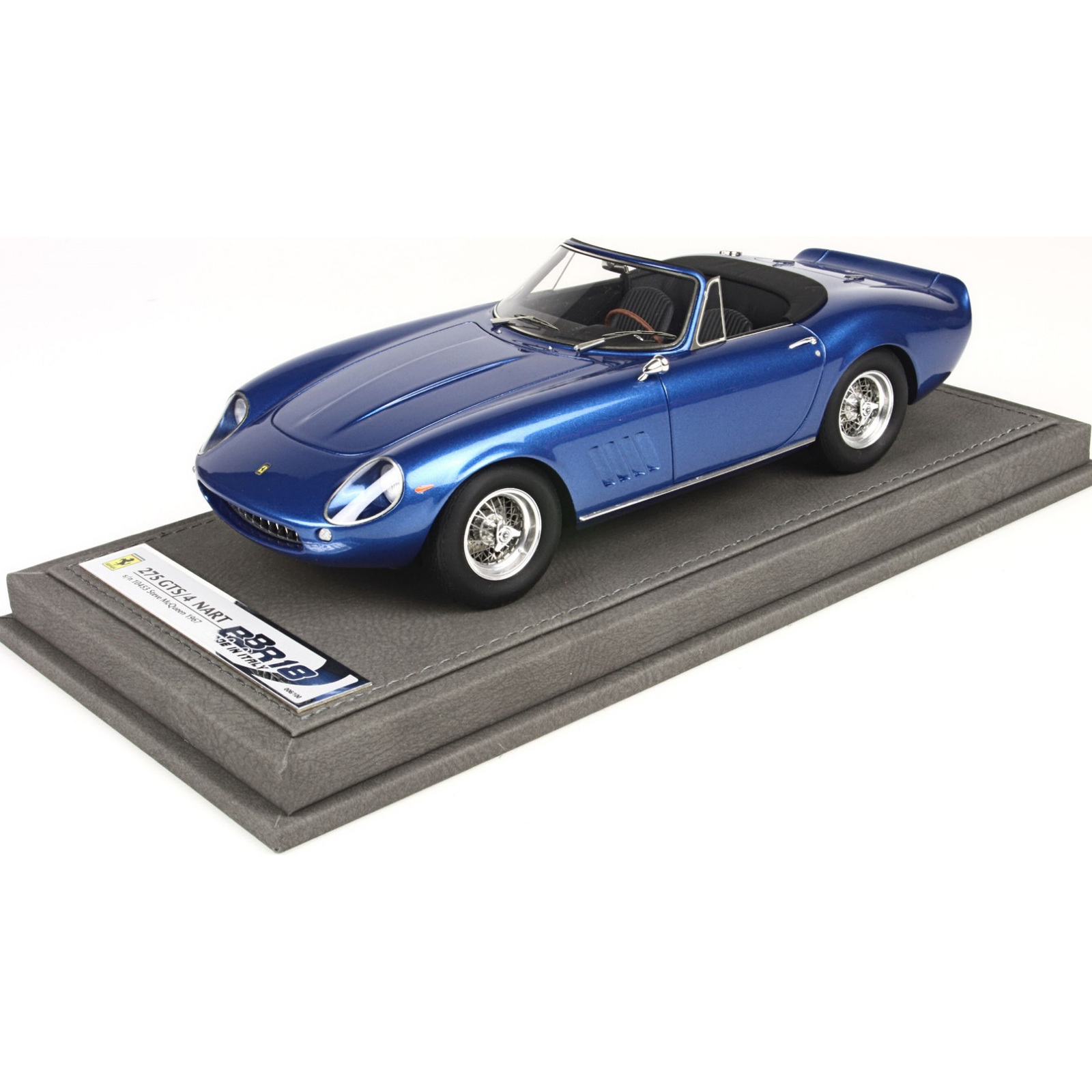 BBR 1/18 Ferrari 275 GTS/4 NART S/N 10453 Steve McQueen 1967