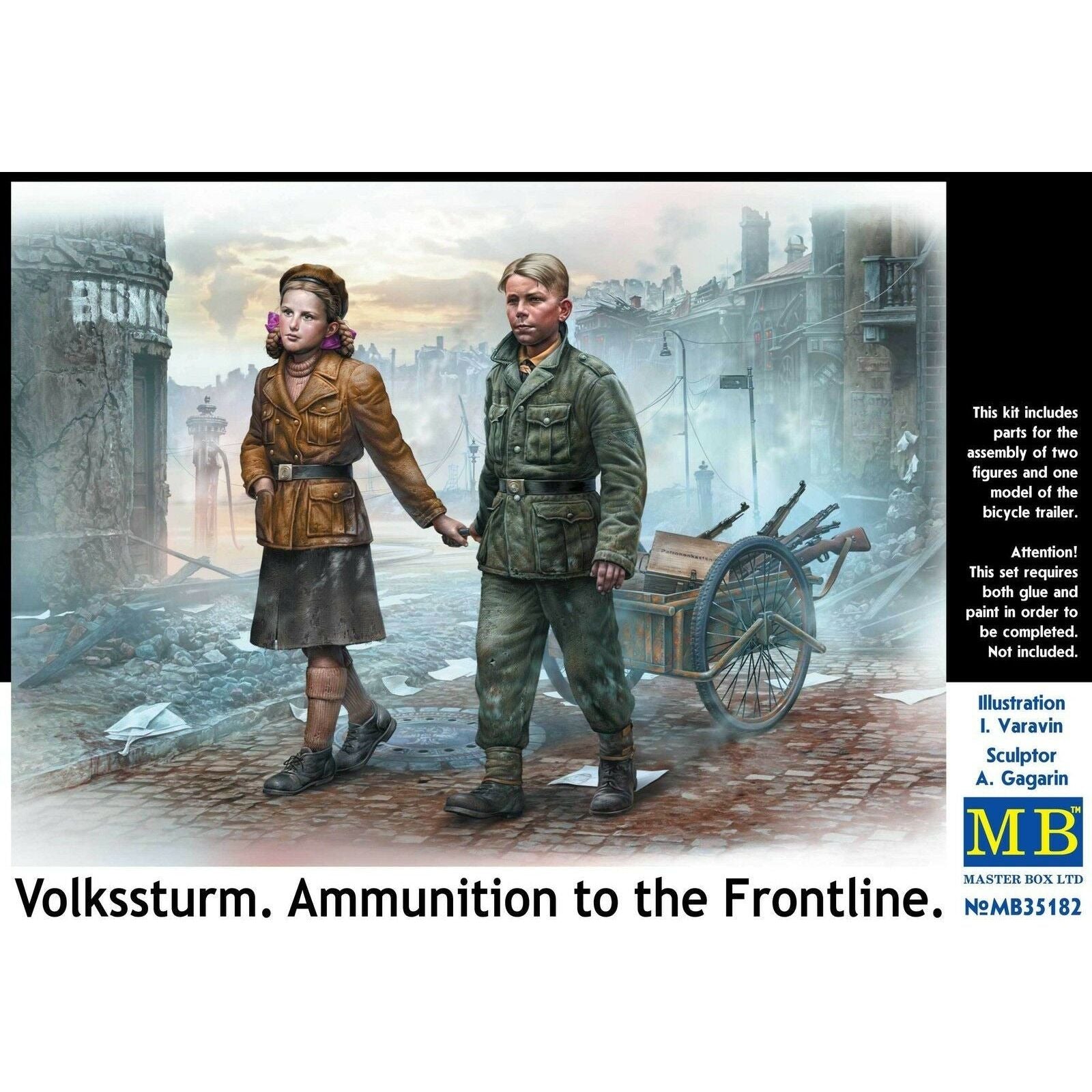 MASTER BOX 1/35 Volkstrum 'Ammunition to the Frontline' WWII