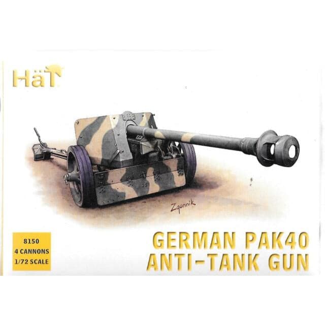 HAT 1/72 WWII German PaK40 Anti-Tank Gun
