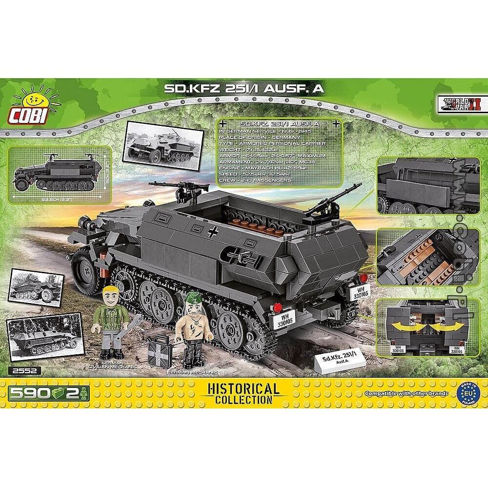 COBI World War II - Sd.Kfz. 251/1 Ausf.A (592 Pieces)
