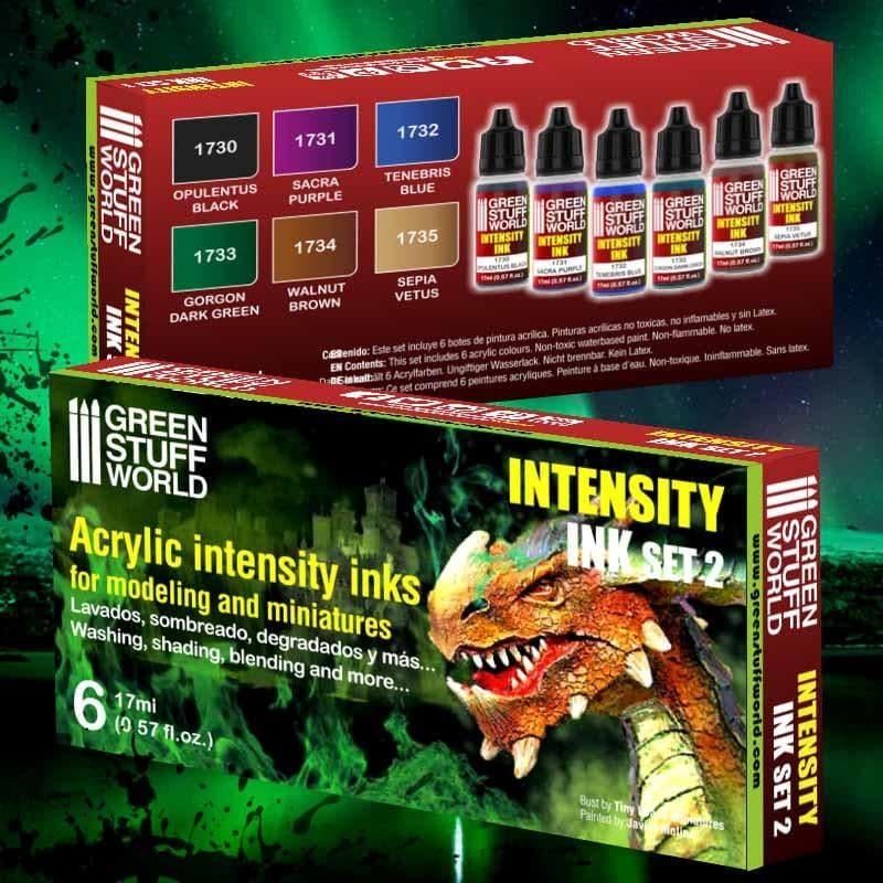 GREEN STUFF WORLD Paint Set - Intensity Ink Acrylic Paints Set 2