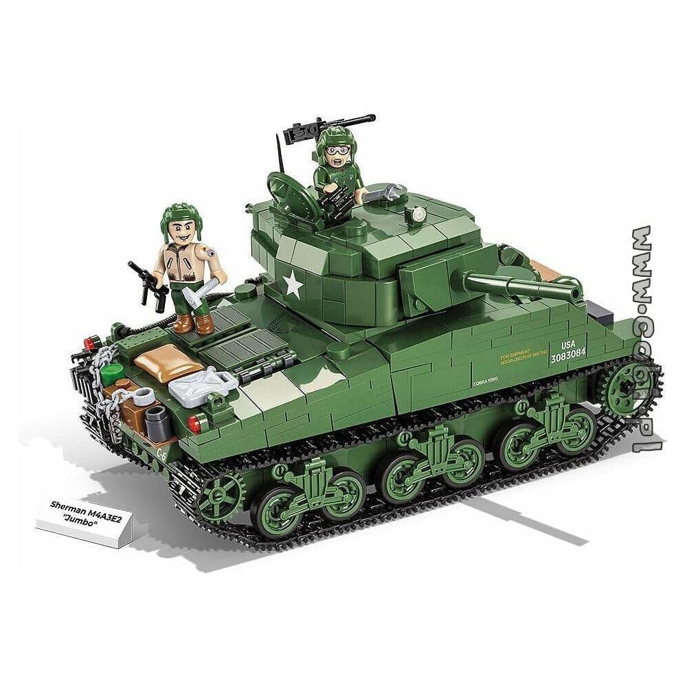 COBI World War II - Sherman M4A3E2 "Jumbo" Tank (720 Pieces