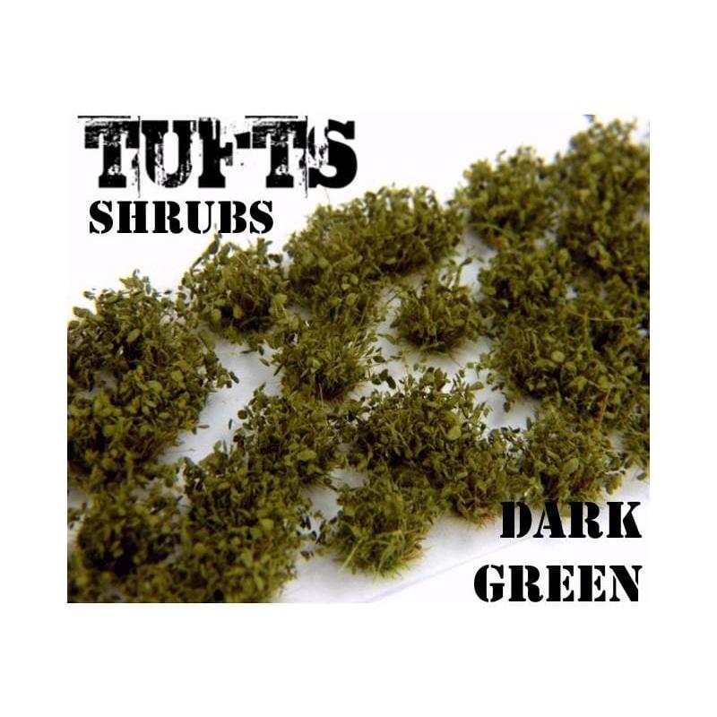 GREEN STUFF WORLD Shrub Tufts 6mm Self-Adhesive Dark Green