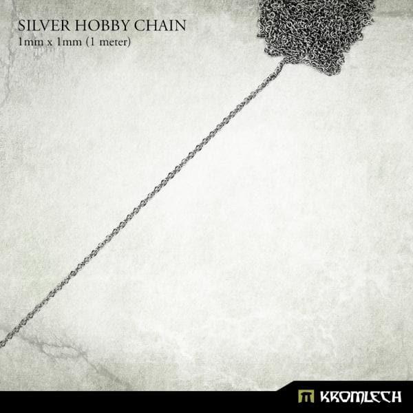 KROMLECH Silver Hobby Chain 1mm x 1mm (1 Metre)