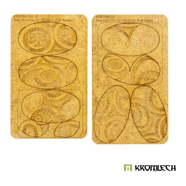 KROMLECH Sindari 75x42mm Oval Base Toppers