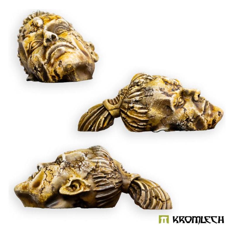 KROMLECH Sindari Ruined Statues Heads (3)