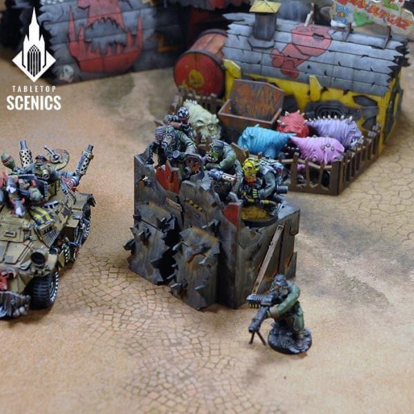 TABLETOP SCENICS Skargruk Line - Straight Wall