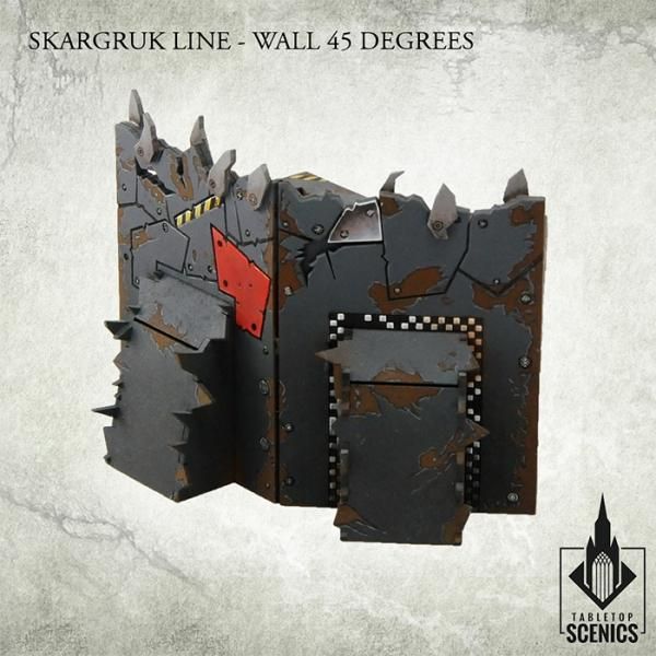 TABLETOP SCENICS Skargruk Line - Wall 45 Degrees