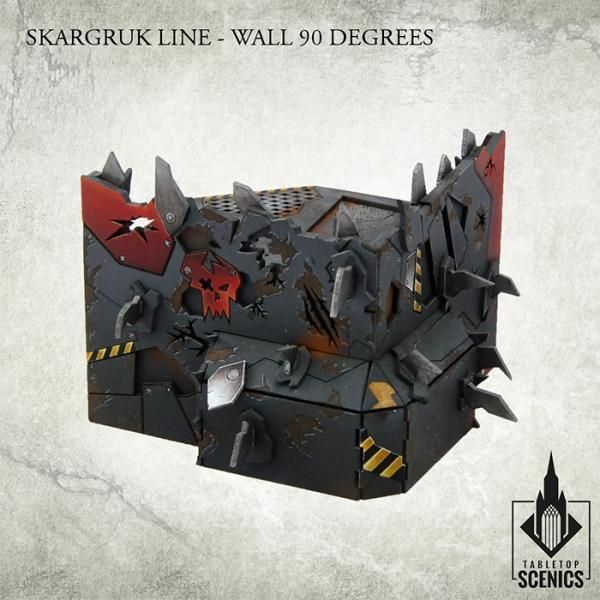 TABLETOP SCENICS Skargruk Line - Wall 90 Degrees