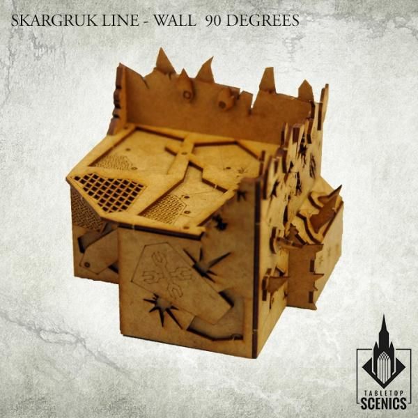 TABLETOP SCENICS Skargruk Line - Wall 90 Degrees