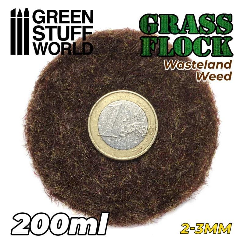 GREEN STUFF WORLD Flock 2-3mm 200ml - Wasteland Weed