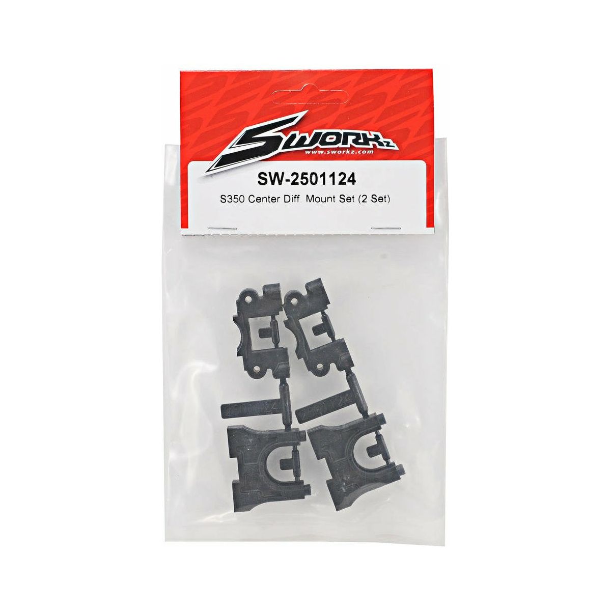 SWORKZ S350 Centre Diff. Mount (2 Set)