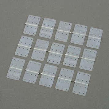 DUBRO 117 Nylon Hinges, Standard Size (15 Per Pack)