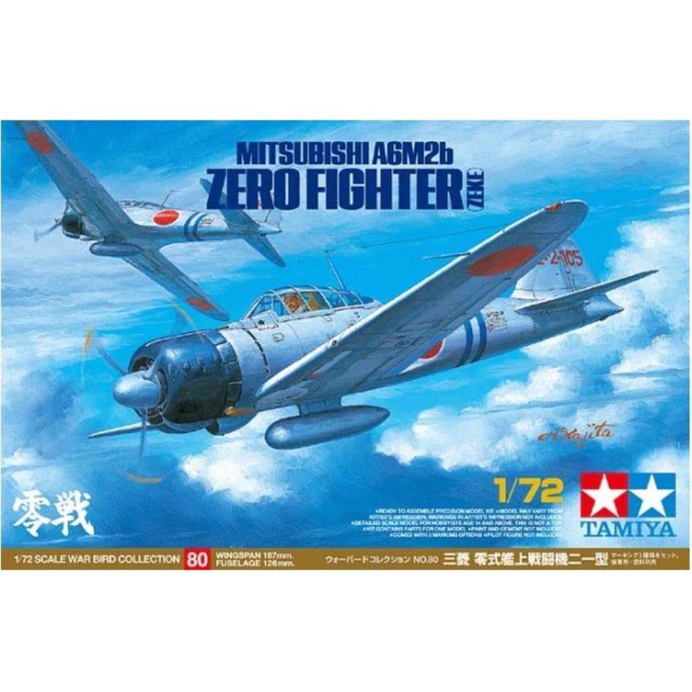 TAMIYA 1/72 Mitsubishi A6M2b Zero Fighter (ZEKE)