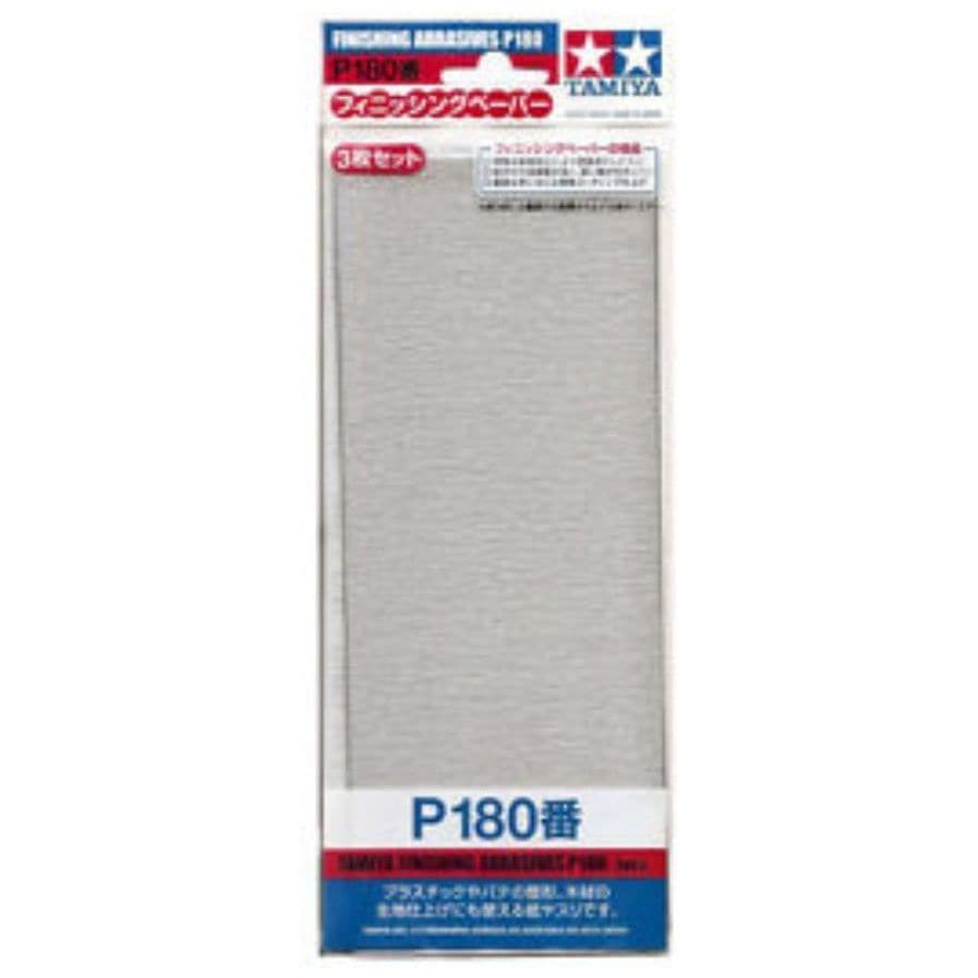 TAMIYA Finishing Abrasives P180 x 3