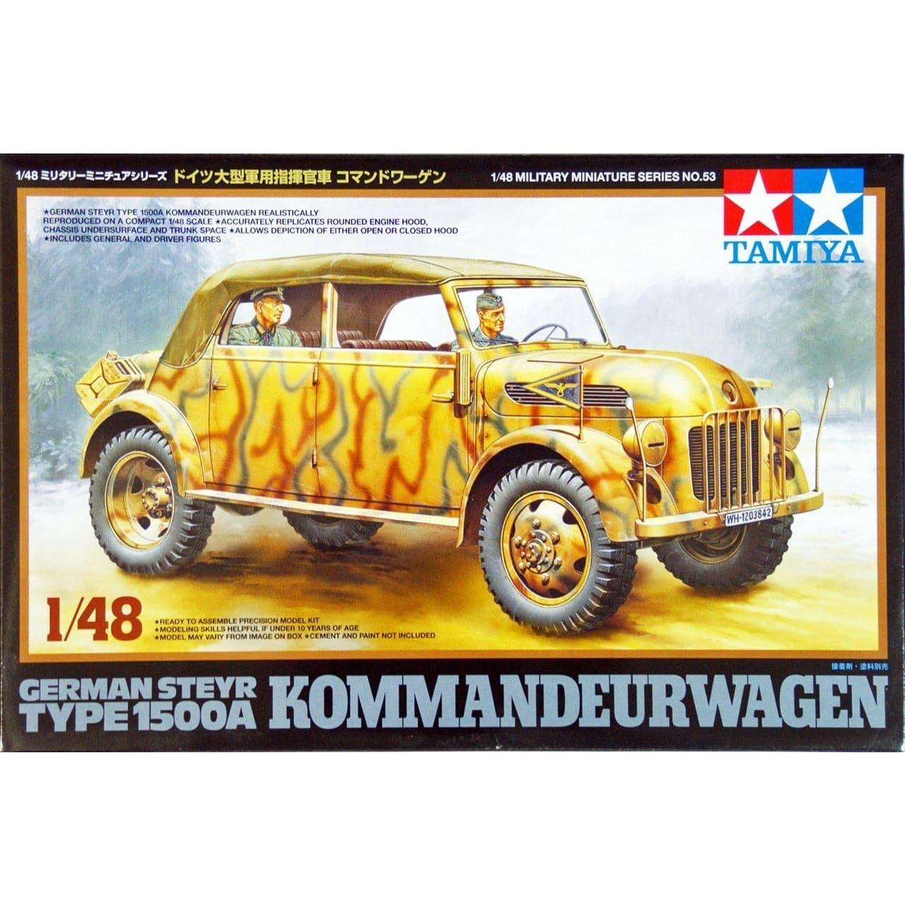 TAMIYA 1/48 German Steyr Type 1500A Kommandeurwagen