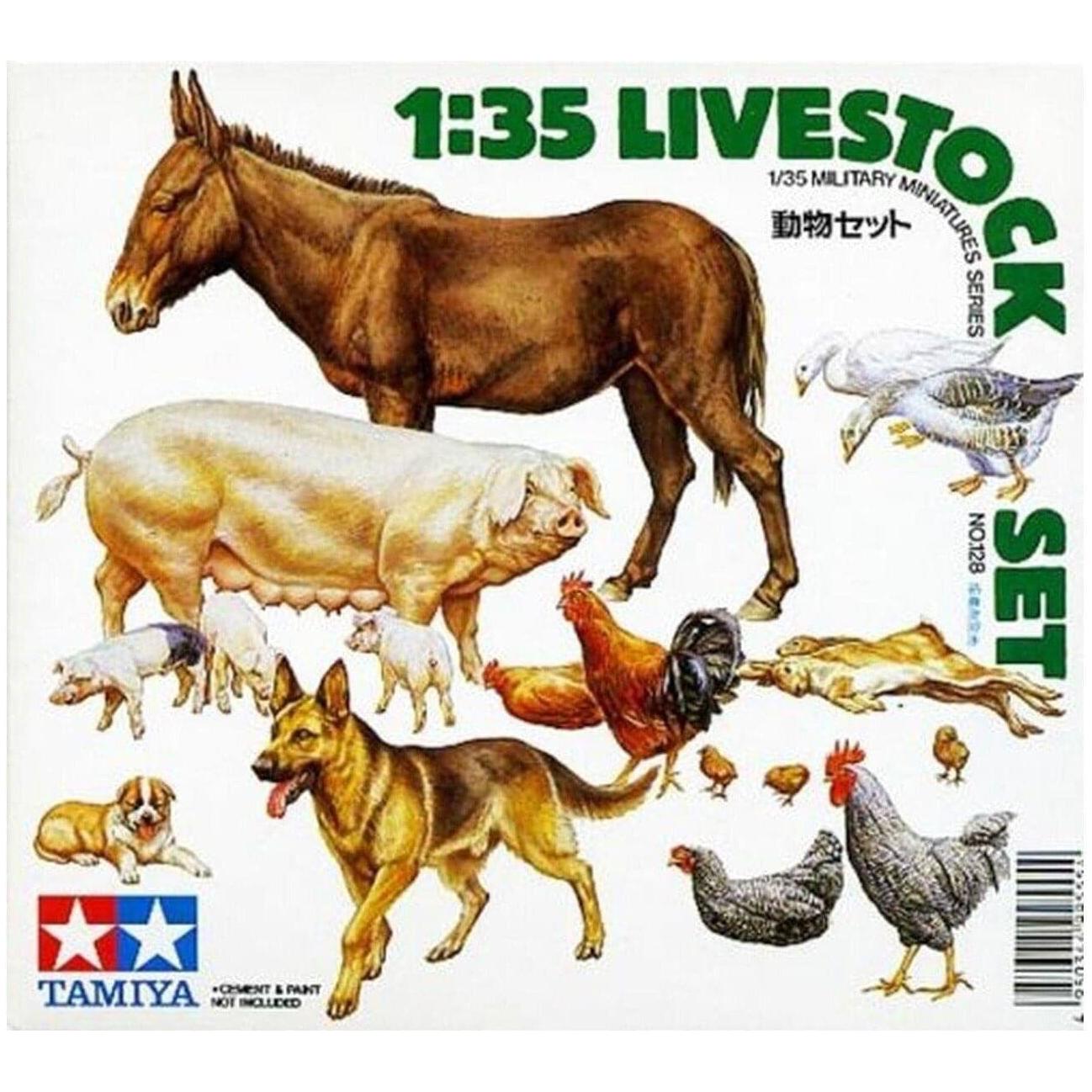 TAMIYA 1/35 Livestock Set