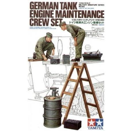 TAMIYA 1/35 German Tank Engine Maintenance Crew Set