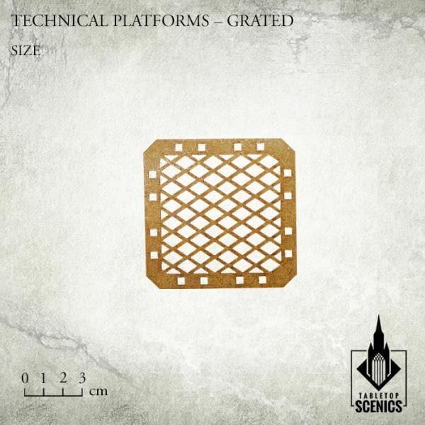 TABLETOP SCENICS Technical Platforms - Grated