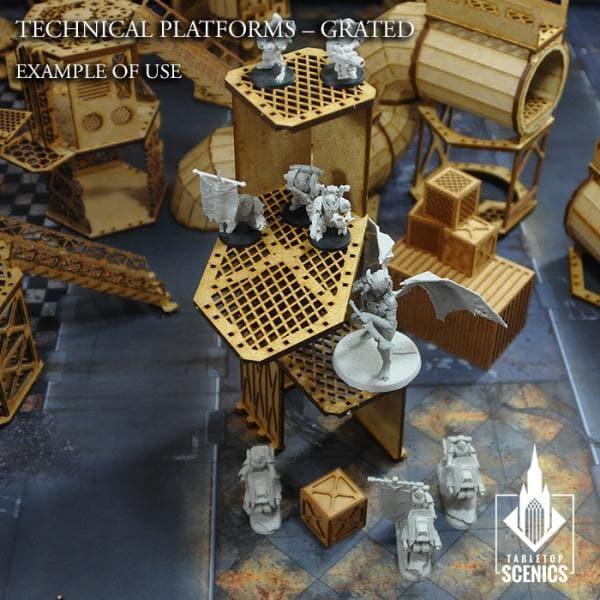 TABLETOP SCENICS Technical Platforms - Grated