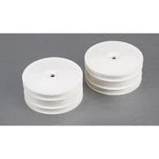TLR Front Wheel, White (2): 24