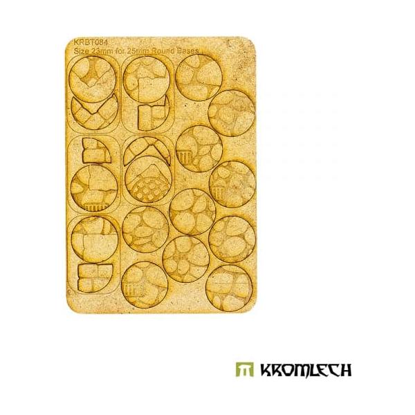 KROMLECH Town Streets 25mm Round Base Toppers