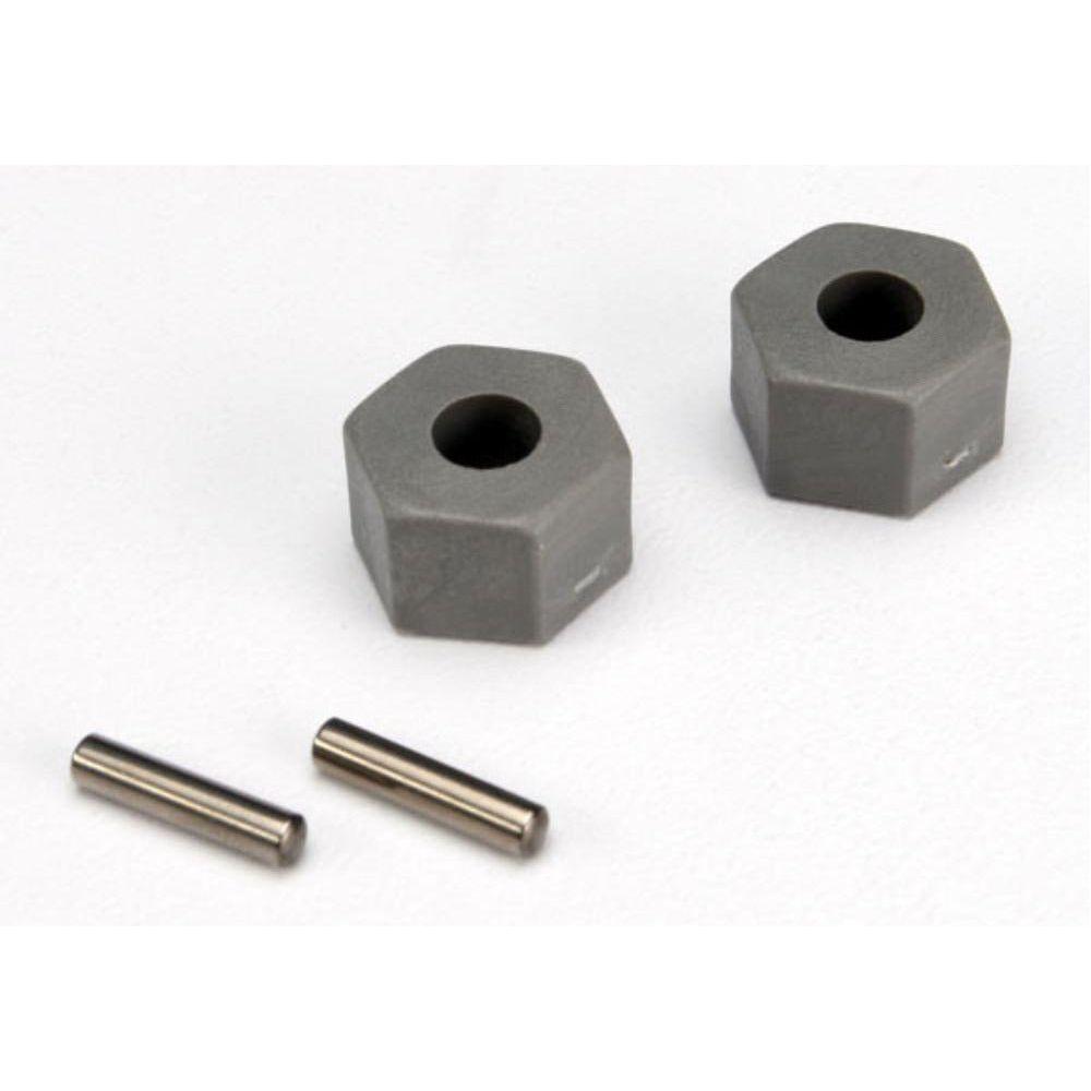 TRAXXAS Wheel Hubs Hex (Front) (Tall Offset) (2)/Axle Pins (2.5x10mm) (2) (3654)