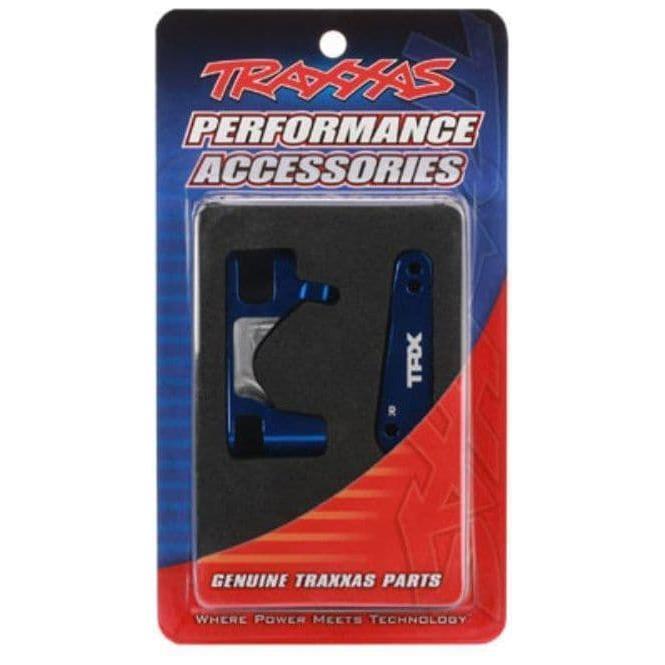 TRAXXAS Caster Blocks Left and Right Blue Anodized Slash (6