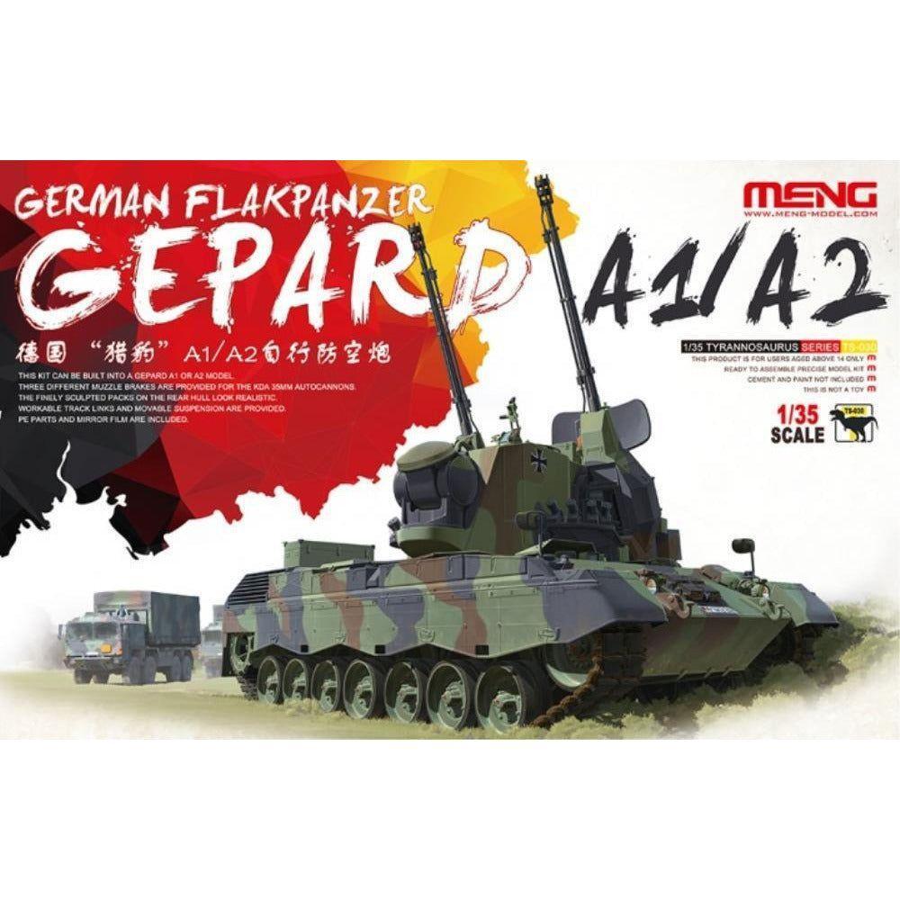 MENG Gepard Flakpanzer A1/A2 (TS-030) - Hearns Hobbies Melbourne - MENG