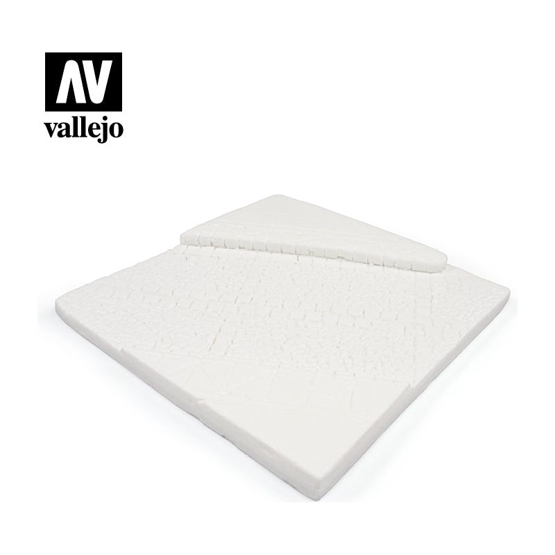 VALLEJO SC001 Scenics 14x14 Paved Street Section Diorama Base