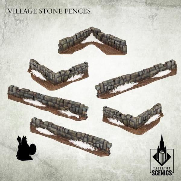 TABLETOP SCENICS Village Stones Fences