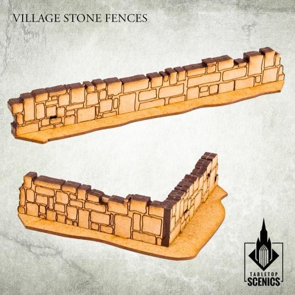 TABLETOP SCENICS Village Stones Fences