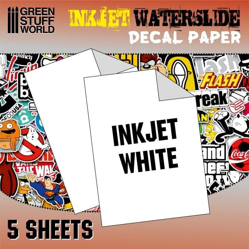 GREEN STUFF WORLD Waterslide Decals - Inkjet White