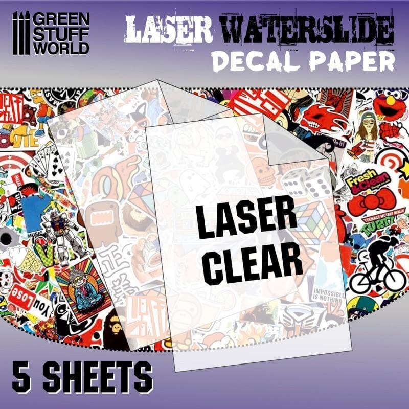 GREEN STUFF WORLD Waterslide Decals - Laser Transparent