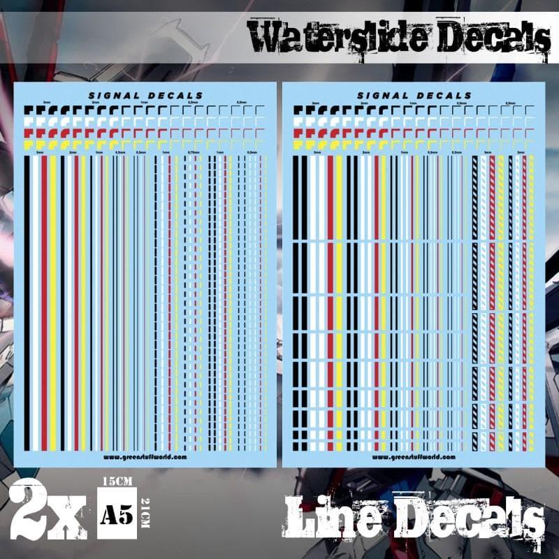 GREEN STUFF WORLD Waterslide Decals - Lines