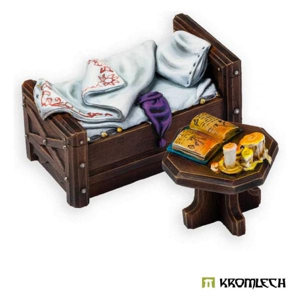 KROMLECH Wizard's Bed & Nightstand